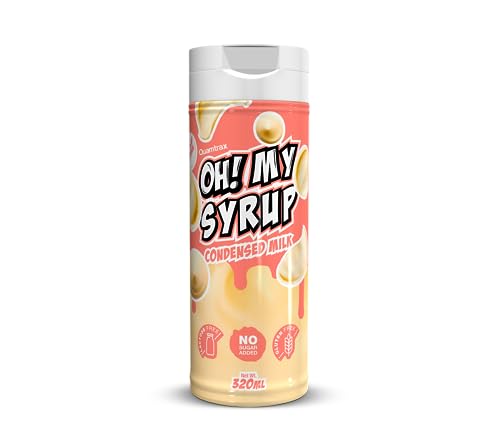 Quamtrax - Oh! My Syrup (320ml) - Null Sirups - Wenig Zucker - Konzentrierte Milch von Quamtrax