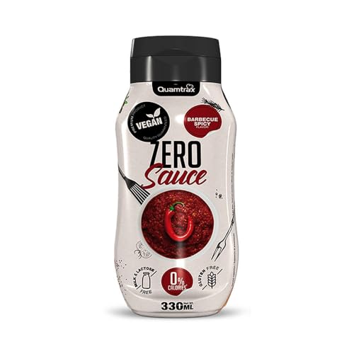 Quamtrax - Zero Calories Sauce (330ml) - Null-Saucen - Weniger als 10 kcal pro Geschmack - Würziges Barbecue von Quamtrax
