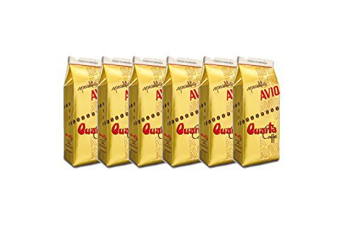 Caffè Quarta Avio Oro gemalen koffie N. 6 Pakete 250g jeder Italian Coffee Puglia Salento geproduceerd en verpakt in Salento. Caffè Quarta Avio Oro gemalen koffie N. 6 Pakete 250g jeder Italian Coffee Puglia Salento geproduceerd en verpakt in Salento. von QUARTA