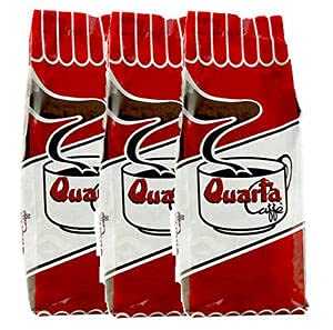 Caffè Quarta La Rossa gemalen koffie N. 3 Pakete 250g jeder Italian Coffee Puglia Salento geproduceerd en verpakt in Salento. Caffè Quarta La Rossa gemalen koffie N. 3 Pakete 250g jeder Italian Coffee Puglia Salento geproduceerd en verpakt in Salento. von QUARTA