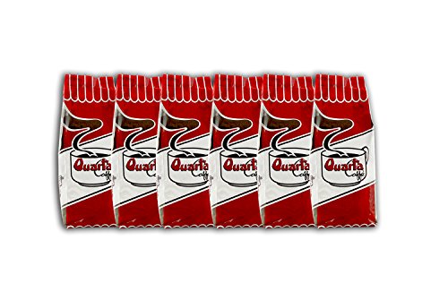 Caffè Quarta La Rossa gemalen koffie N. 6 Pakete 250g jeder Italian Coffee Puglia Salento geproduceerd en verpakt in Salento. von QUARTA