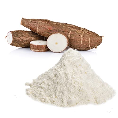 Maniokmehl | Glutenfreies Mehl hergestellt aus frischem Maniok | Schonend getrocknet und fein vermahlen (1 KG) von Quast Meerrettich