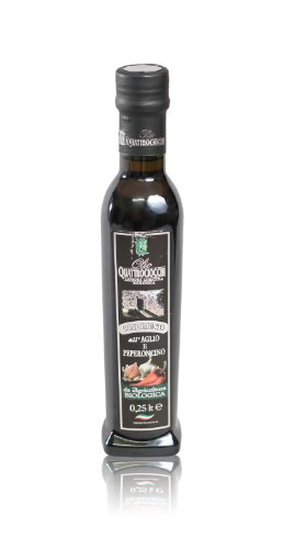 Bio-Olivenöl Chili-Knoblauch peperoncino-aglio Quattrociocchi von Quattrociocchi