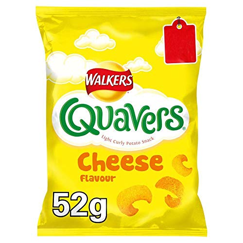Quavers Käse-Snacks - 52g - 10er-Packung von Quavers
