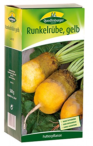 Quedlinburger 205107 Runkelrübe gelb 500 g (Rübensamen) von Quedlinburger