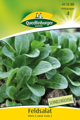 Quedlinburger 411288 Feldsalat Verte à couer plein 2 (10 g) (Feldsalatsamen) von Quedlinburger