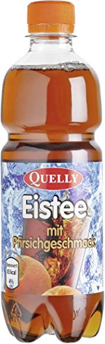 Quelly Eistee Pfirsich, 6er Pack, EINWEG (6 x 500 ml) von Quelly
