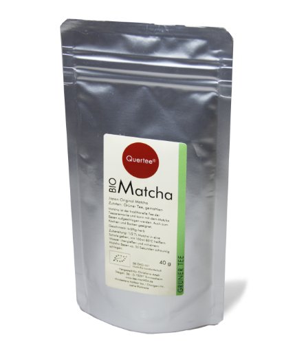 Matcha Tee - Original Japan Bio Matcha - 40 g im Alu-Zip-Beutel von Quertee