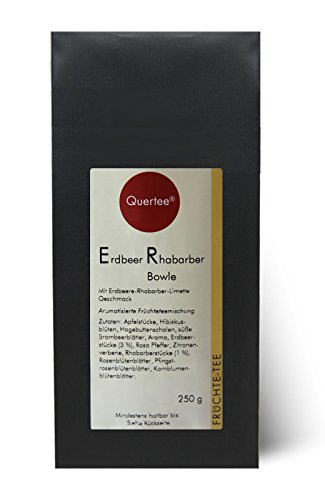 Quertee® - Früchtetee - "Erdbeer Rhabarber Bowle" - 250 g von Quertee