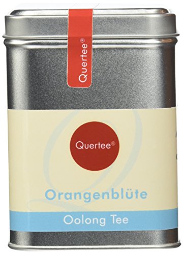 Quertee - China Oolong Tee - "Orangenblüte" in einer Teedose - 110 g - Loser Tee von Quertee