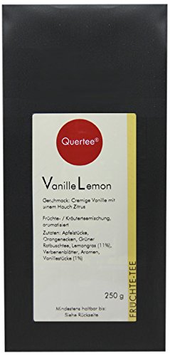 Quertee Früchtetee / Kräutertee - "Vanille Lemon" - 250 g, 1er Pack (1 x 250 g) von Quertee