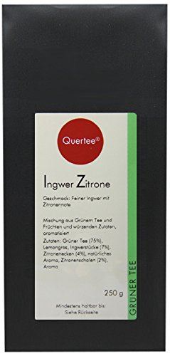 Quertee Grüner Tee - Ingwer Zitrone - 250 g, 1er Pack (1 x 250 g) von Quertee