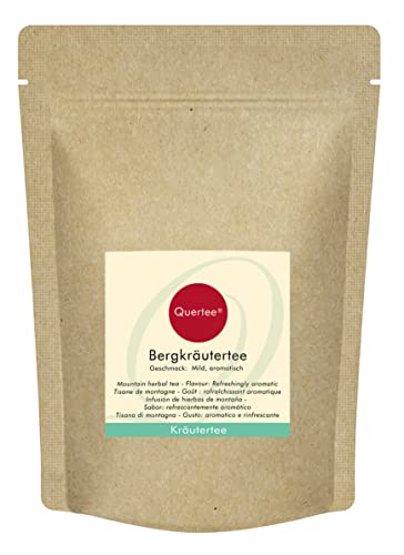 Basischer Kräutertee Bergkräutertee 200 g Basischer Tee mit erfrischend aromatischen Geschmack ohne Aromastoffe von Quertee von Quertee
