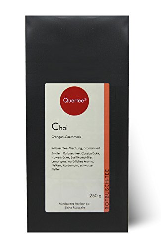 Quertee Rotbuschtee Chai - 250 g, 1er Pack (1 x 250 g) von Quertee