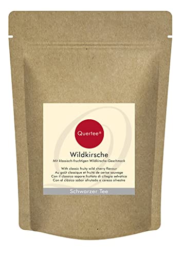 Quertee - Schwarzer Tee "Wildkirsche" - Mit fruchtigem Wildkirsche Geschmack (250 g) von Quertee