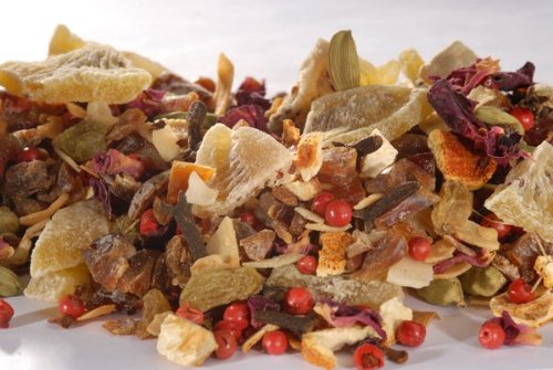Wintertee Früchtetee - Dattelzauber Wintergeheimnis mit Apfel-Vanille-Geschmack - 100 g von Quertee