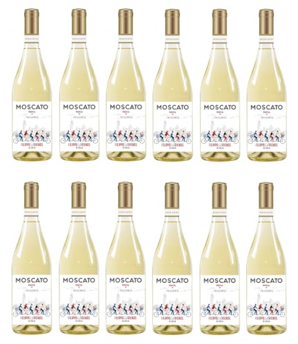 Questo Amico 12x 0,75l - Filippo & Friends - Moscato - Frizzante - Pavia I.G.P. - Veneto - Italien - Perlwein süß Questo Amico 12x 0,75l - Filippo & Friends - Moscato - Frizzante - Pavia I.G.P. - Veneto - Italien - Perlwein süß von Questo Amico
