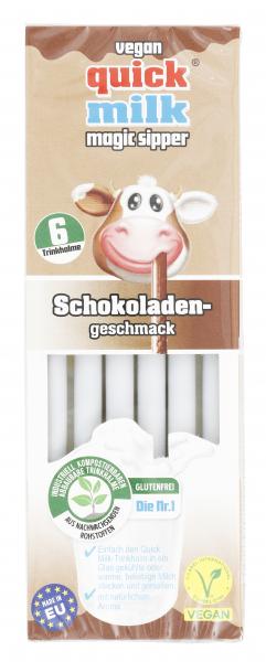 Quick Milk Trinkhalme Schokoladengeschmack von Quick Milk