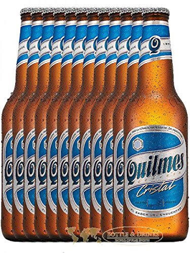 Quilmes Cerveza Pilsener Argentinien Bier 12 x 0,34 Liter von Quilmes