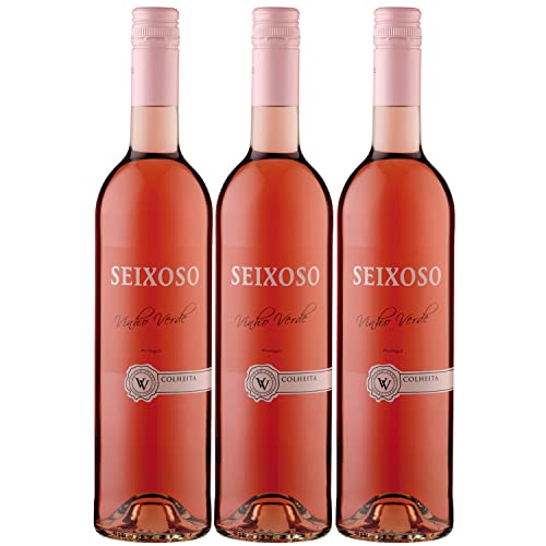 Quinta da Lixa Vinho Verde Seixoso Rosado Roséwein Wein halbtrocken Portugal I Visando Paket (3 x 0.75l) von Quinta da Lixa