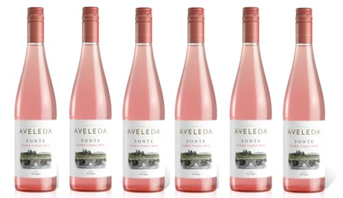 6x 0,75l - 2022er - Quinta de Aveleda - Fonte - Rosé - Vinho Verde D.O.P. - Portugal - Rosé-Wein trocken 6x 0,75l - 2022er - Quinta de Aveleda - Fonte - Rosé - Vinho Verde D.O.P. - Portugal - Rosé-Wein trocken von Quinta de Aveleda - Fonte