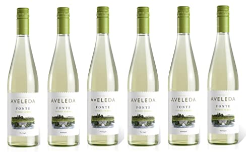 6x 0,75l - Quinta de Aveleda - Fonte - Branco - Vinho Verde D.O.P. - Portugal - Weißwein halbtrocken von Quinta de Aveleda