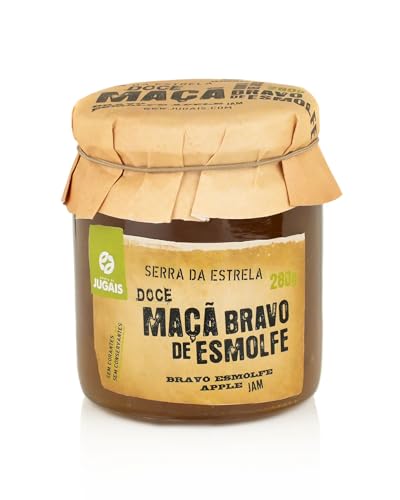 Bravo de Esmolfe Apfelgelee - Glas mit 280g Ideal für Desserts und Frühstück - Ohne Konservierungsstoffe und Farbstoffe - Gourmetprodukt aus portugiesischer Herkunft von Quinta de Jugais