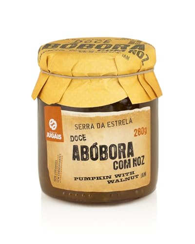 Kürbis-Nuss-Marmelade - 280g - Cremiger Geschmack und knusprige Textur - Ideal für Desserts und Frühstück - Ohne Farbstoffe und Konservierungsstoffe - Gourmetprodukt aus portugiesischer Herkunft Kürbis-Nuss-Marmelade - 280g - Cremiger Geschmack und knusprige Textur - Ideal für Desserts und Frühstück - Ohne Farbstoffe und Konservierungsstoffe - Gourmetprodukt aus portugiesischer Herkunft von Quinta de Jugais