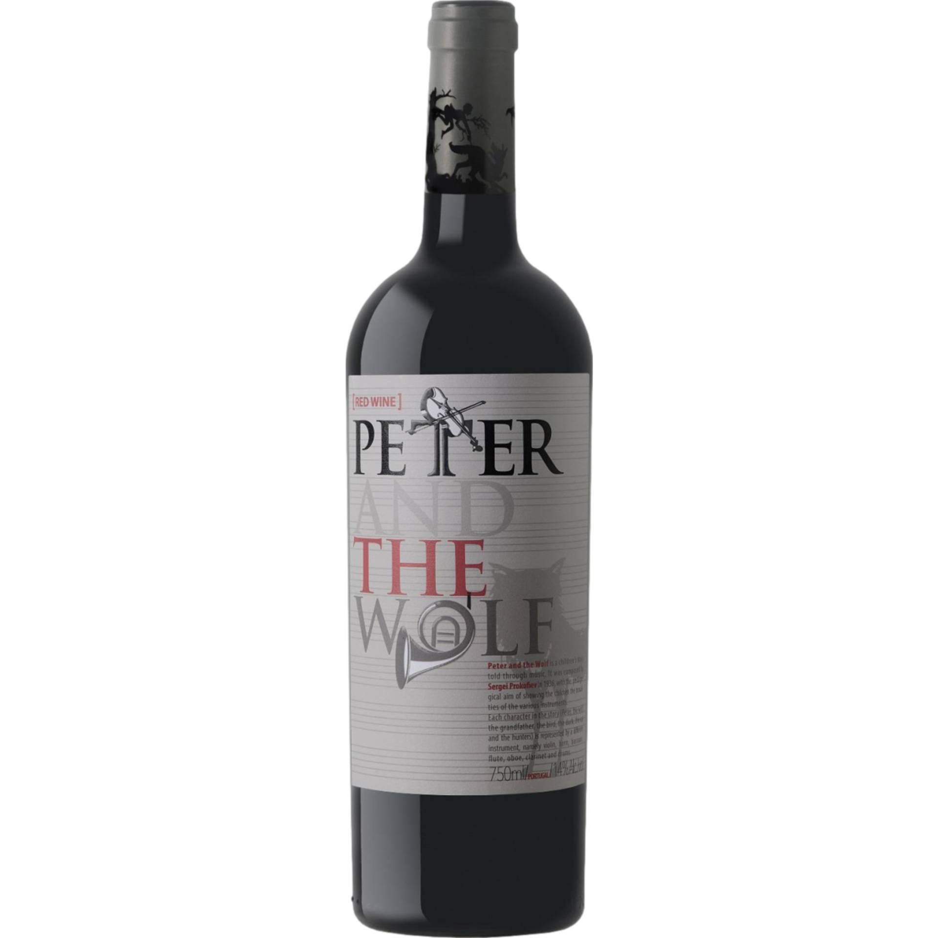 Peter and the Wolf Tinto, Vinho Regional Tejo, Tejo, 2022, Rotwein von Quinta do Casal Branco - Estrada Nacional Nº 118 | KM 692080-187 Almeirim | Portugal