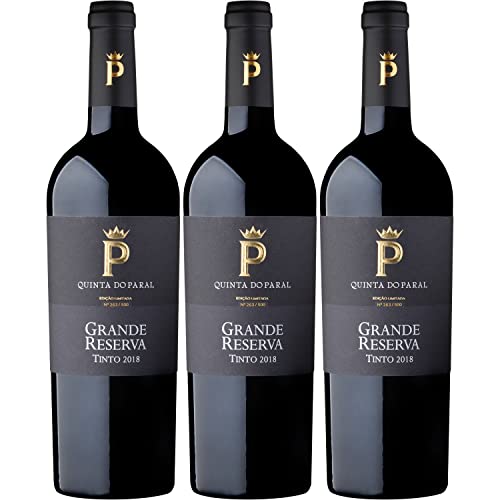 Quinta Paral Grande Reserva GP Rotwein Cuvée Wein trocken Portugal I Visando Paket (3 Flaschen) von Quinta do Paral