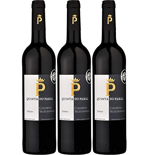 Quinta do Paral Colheita Seleccionada Tinto Rotwein Cuvée Wein trocken Portugal I Visando Paket (3 Flaschen) von Quinta do Paral