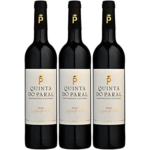 Quinta do Paral Tinto Rotwein Cuvée Wein trocken Portugal I Visando Paket (3 Flaschen) von Quinta do Paral