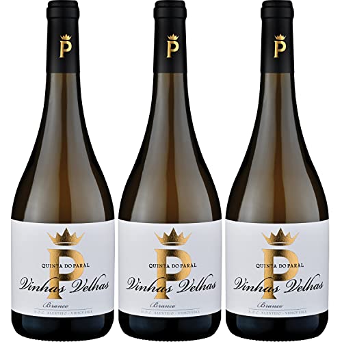 Quinta do Paral Vinhas Velhas Branco Weißwein Wein trocken Portugal Inkl. FeinWert E-Book (3 x 0,75l) von Quinta do Paral