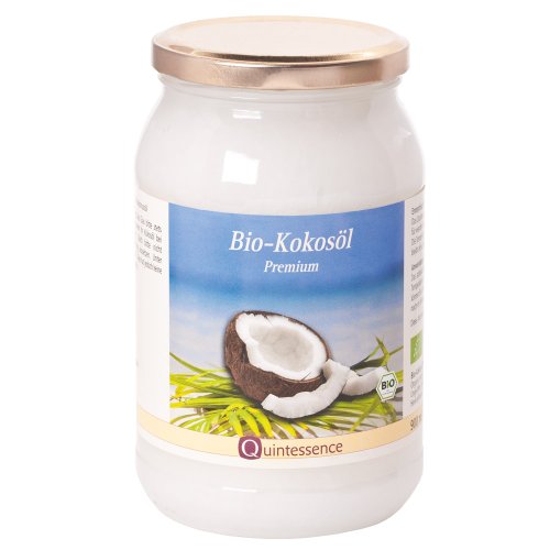 Quintessence Kokosöl Bio 900ml, kaltgepresst - Vegan, naturbelassen & ohne Zusätze, Hergestellt aus sonnengereiften Kokosnüssen, Ideal zum Kochen, Braten, Frittieren oder Backen Quintessence Kokosöl Bio 900ml, kaltgepresst - Vegan, naturbelassen & ohne Zusätze, Hergestellt aus sonnengereiften Kokosnüssen, Ideal zum Kochen, Braten, Frittieren oder Backen von Quintessence Wissen, was gut tut.