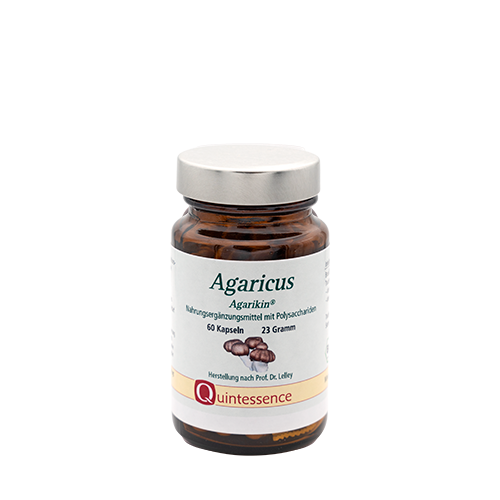 Agaricus - Agarikin Bio 60 Kapseln - Pilzextrakt des Brasil Egerlings - Abgefüllt im Glas - Vegan - Quintessence Agaricus - Agarikin Bio 60 Kapseln - Pilzextrakt des Brasil Egerlings - Abgefüllt im Glas - Vegan - Quintessence von Quintessence
