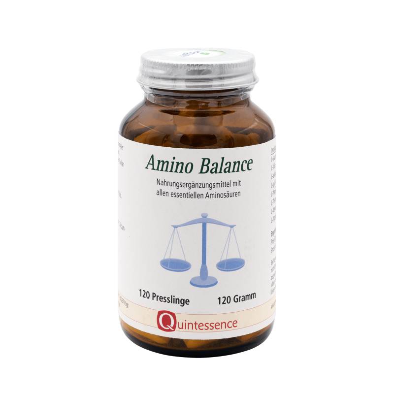 Amino Balance 120 Presslinge - Nahrungsergänzungsmittel aus den acht essentiellen Aminosäuren - Vegan - Quintessence von Quintessence