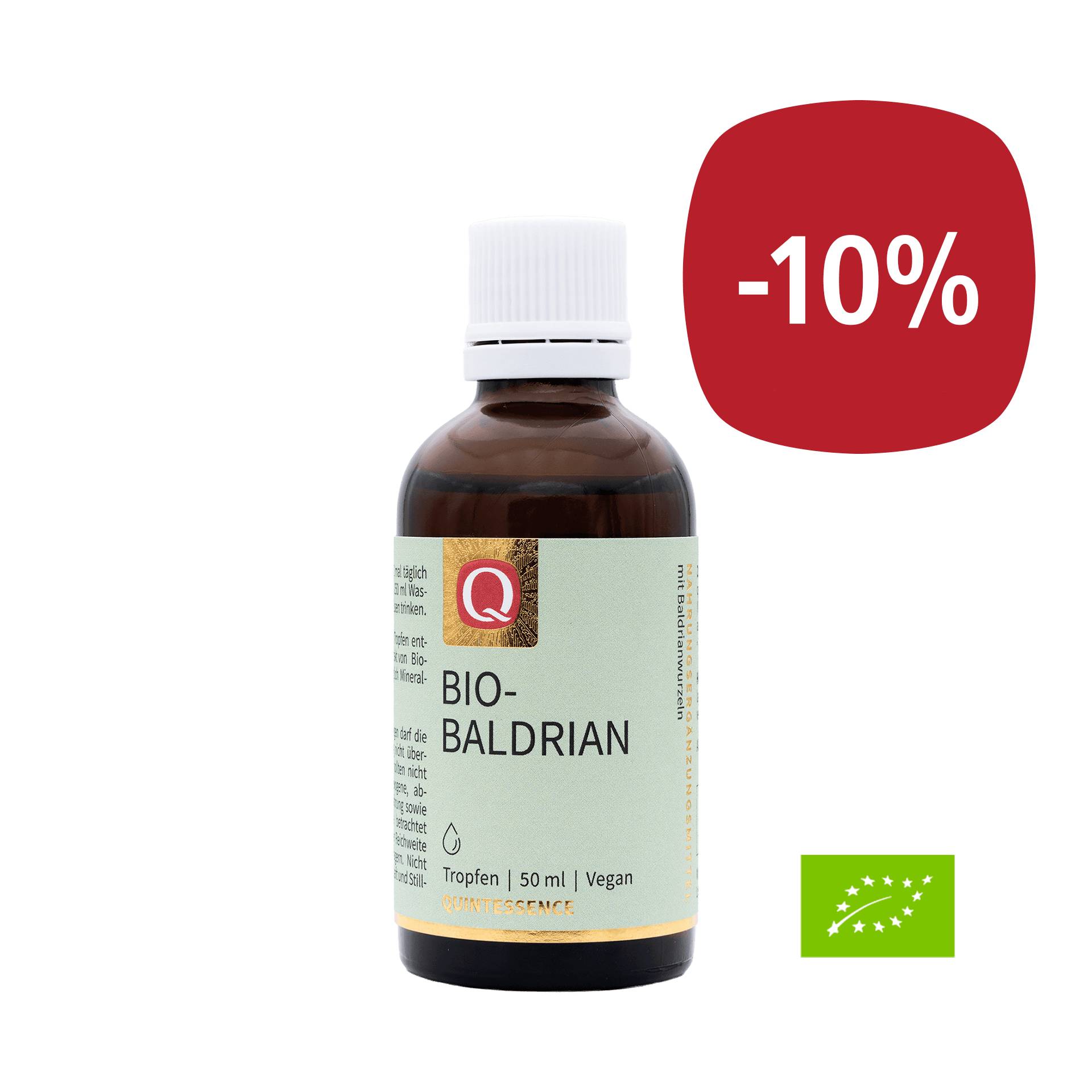 Bio-Baldrian Tinktur 50 ml - Vegan und ohne künstliche Farb- und Konservierungsstoffe - vegan- Quintessence Bio-Baldrian Tinktur 50 ml - Vegan und ohne künstliche Farb- und Konservierungsstoffe - vegan- Quintessence von Quintessence