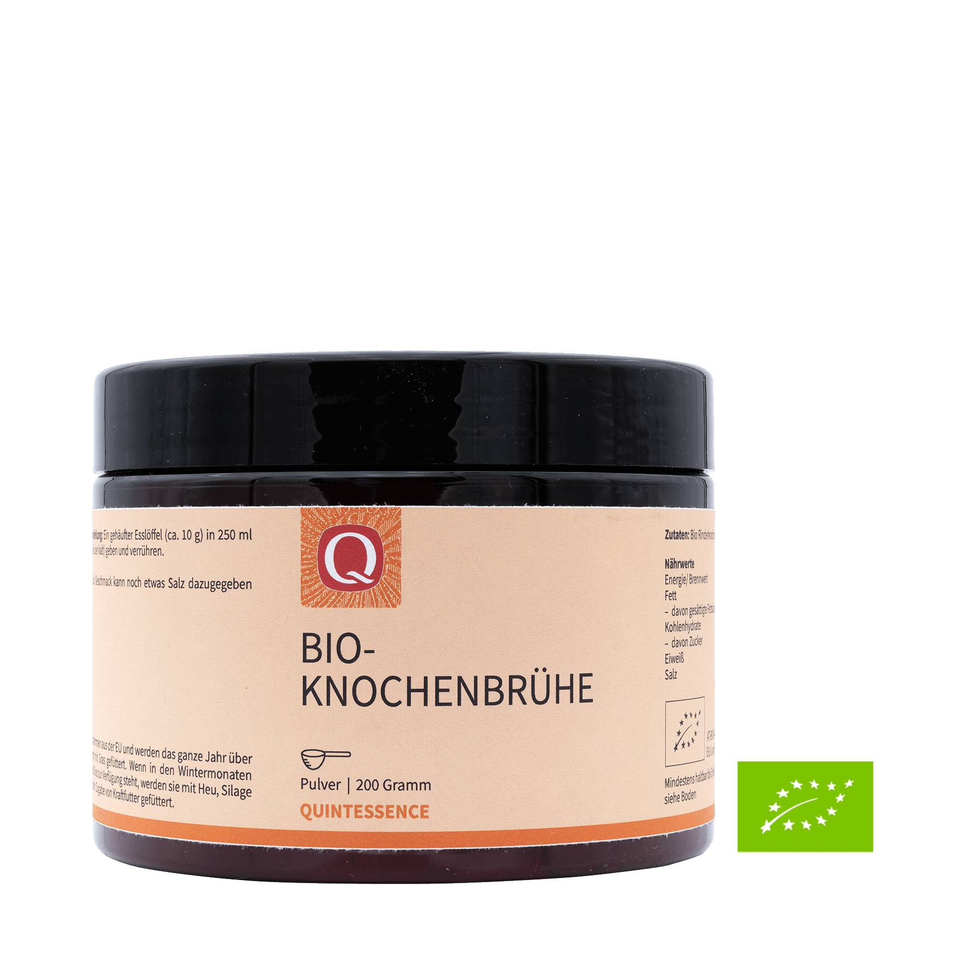 Bio-Knochenbrühe Pulver 200 g in Bioqualität - 100% reines Rinderknochenbrühe Pulver - Quintessence Bio-Knochenbrühe Pulver 200 g in Bioqualität - 100% reines Rinderknochenbrühe Pulver - Quintessence von Quintessence