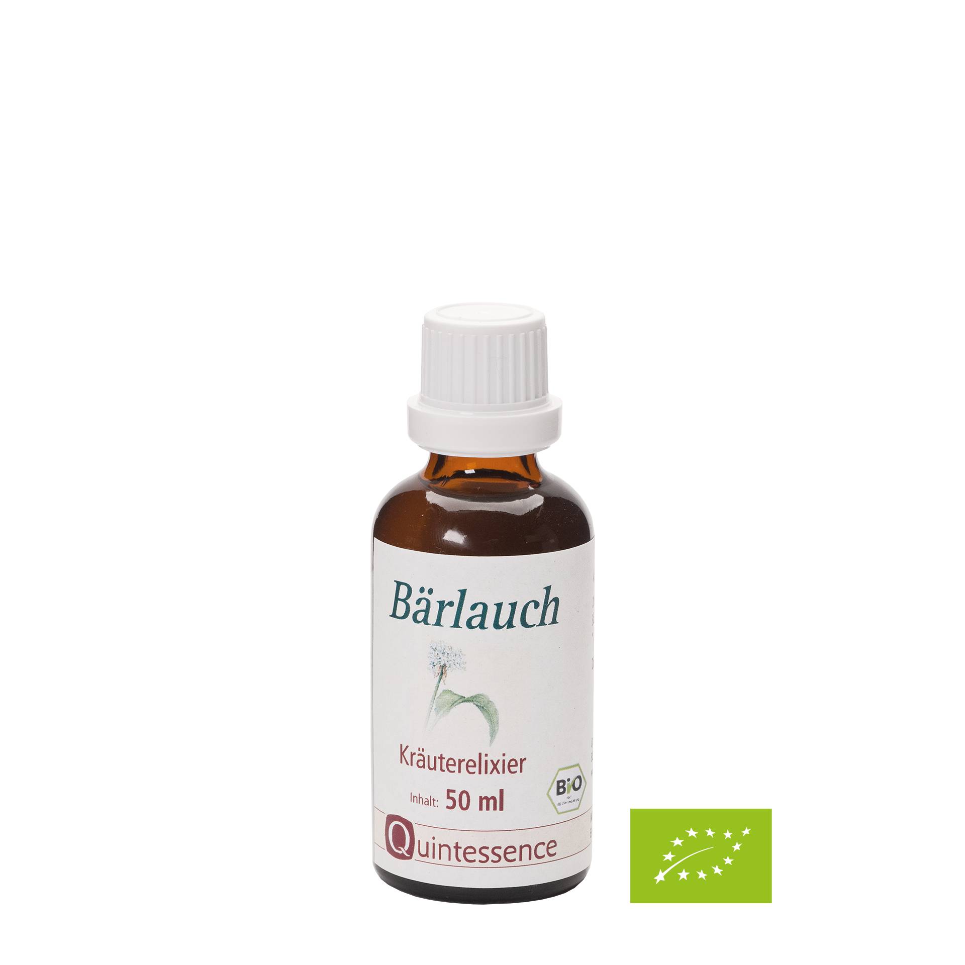 Bärlauch Kräuterelixier 50 ml in Bioqualität  - Ideal zum Würzen von Salaten - Vegan - Quintessence von Quintessence