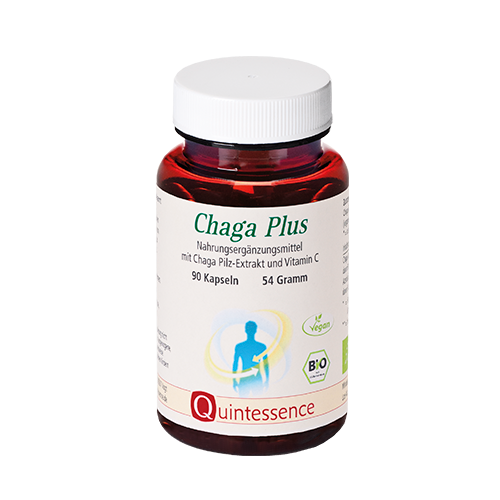 Chaga Plus 90 Kapseln - Chaga Vital-Pilz-Pulver mit Beta-Glucanen - Optimierte Rezeptur - Vegan - Quintessence von Quintessence
