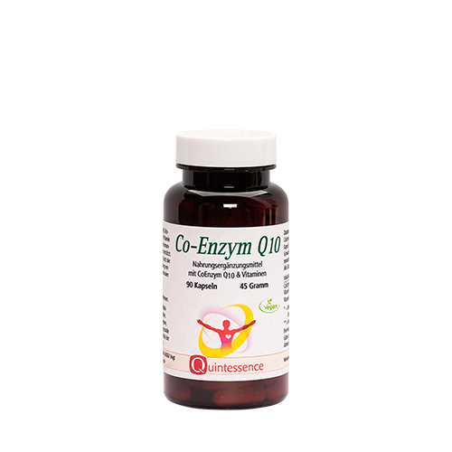 CoEnzym Q10 90 Kapseln - 100 mg CoEnzym Q10 pro Kapsel mit Vitamin B1 und Vitamin C - Vegan – Quintessence von Quintessence
