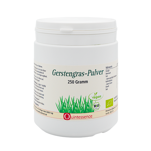 Gerstengras-Pulver, BIO, 250g Gerstengras-Pulver, BIO, 250g von Quintessence