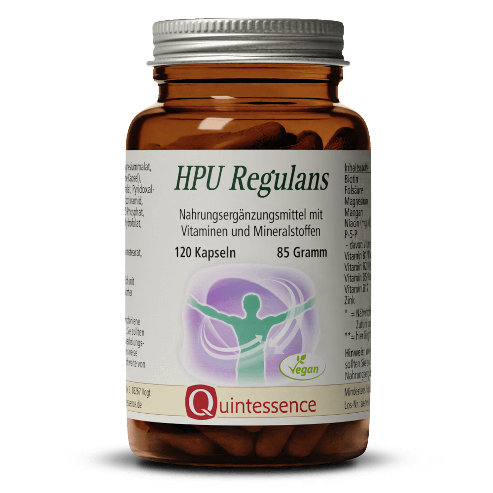 HPU Regulans 120 Kapseln - Mix aus Vitaminen und Mineralstoffen - Vegan - Quintessence von Quintessence
