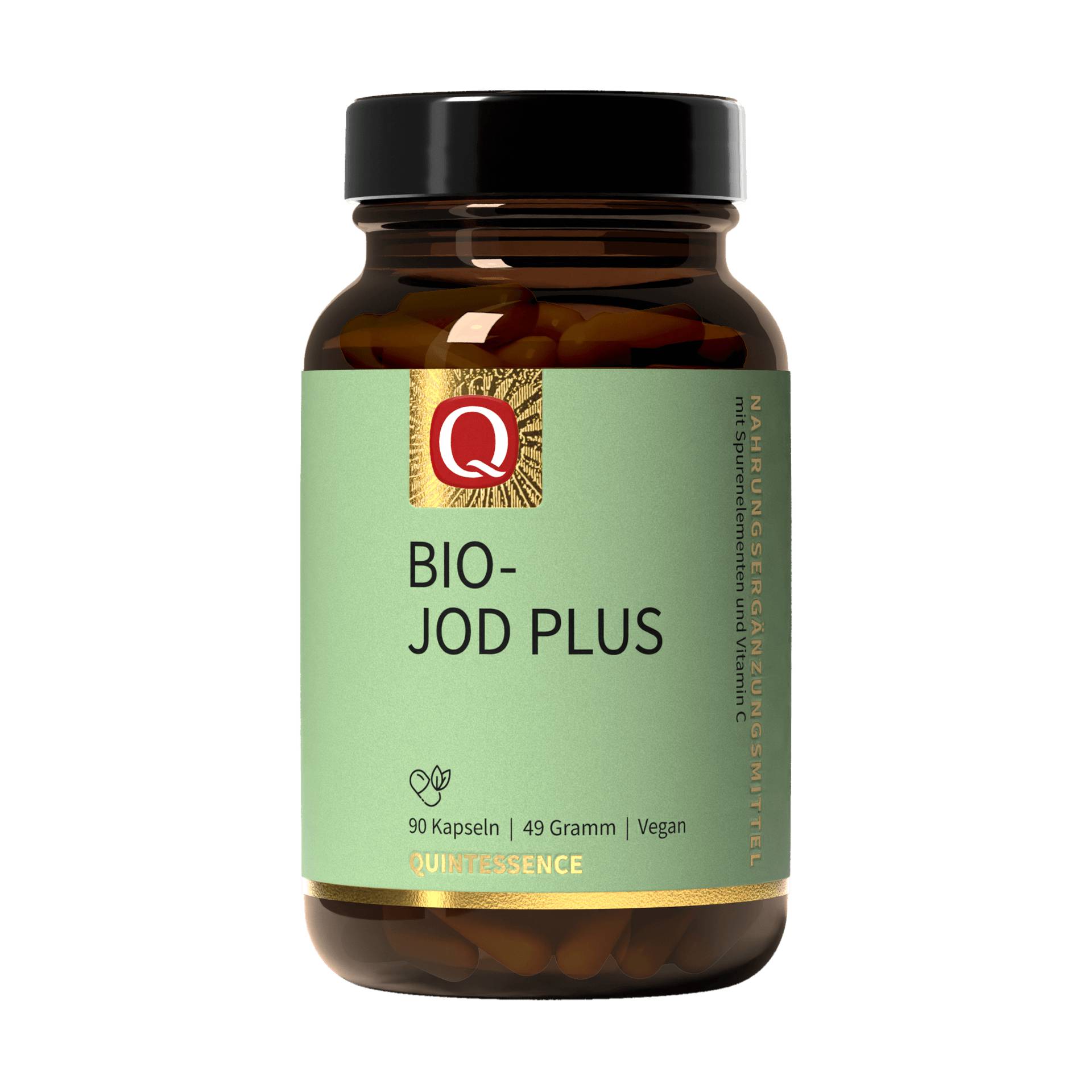 Jod Plus Bio 90 Kapseln - Natürliches Jod aus der Meeresbraunalge Ascophyllum nodosum - Vegan - Quintessence Jod Plus Bio 90 Kapseln - Natürliches Jod aus der Meeresbraunalge Ascophyllum nodosum - Vegan - Quintessence von Quintessence