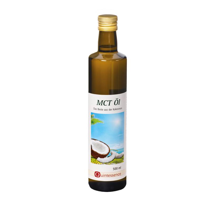 MCT Öl 500 ml  - Ideal für Sportler und für die ketogene Ernährung - Vegan - Quintessence von Quintessence