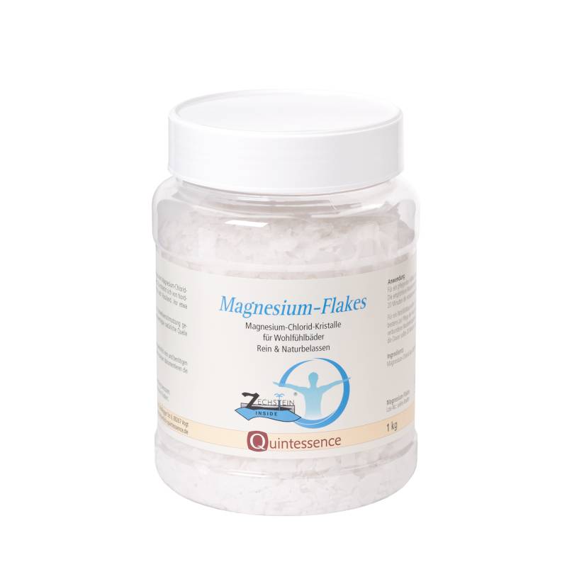 Zechstein-Magnesium-Flakes 1 kg - Magnesium-Chlorid-Kristalle Original aus dem Zechsteinmeer - Vegan - Quintessence von Quintessence