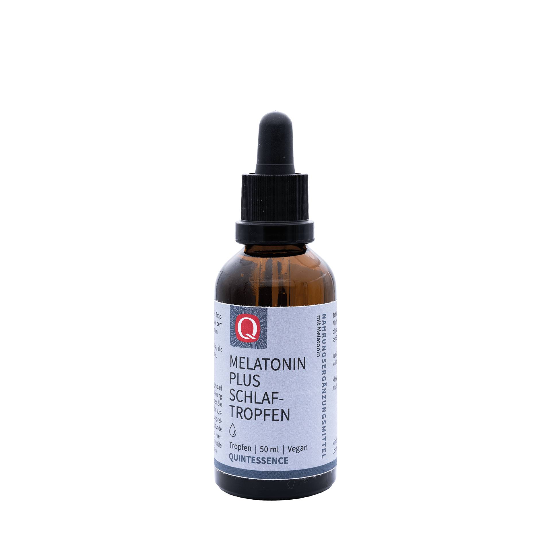 Melatonin Plus Schlaf-Tropfen 50 ml - Hoch bioverfügbares Melatonin auf Basis von MCT-Öl - Vegan - Quintessence Melatonin Plus Schlaf-Tropfen 50 ml - Hoch bioverfügbares Melatonin auf Basis von MCT-Öl - Vegan - Quintessence von Quintessence