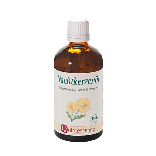 Nachtkerzenöl100 ml in Bioqualität - Mit Linolsäure und 9 % Gamma-Linolensäure - Vegan - Quintessence von Quintessence