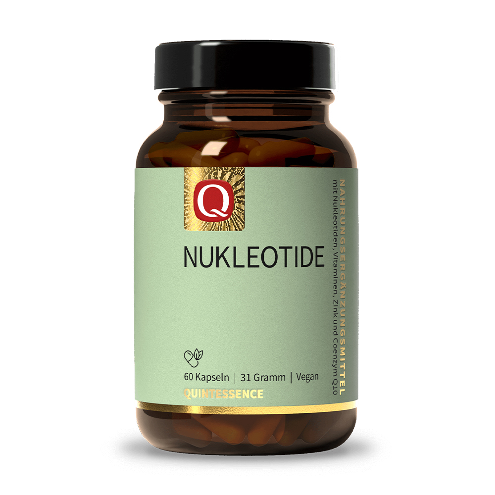 Nukleotide 60 Kapseln - Das Multitalent für einen funktionierenden  Körper - Vegan - Quintessence von Quintessence