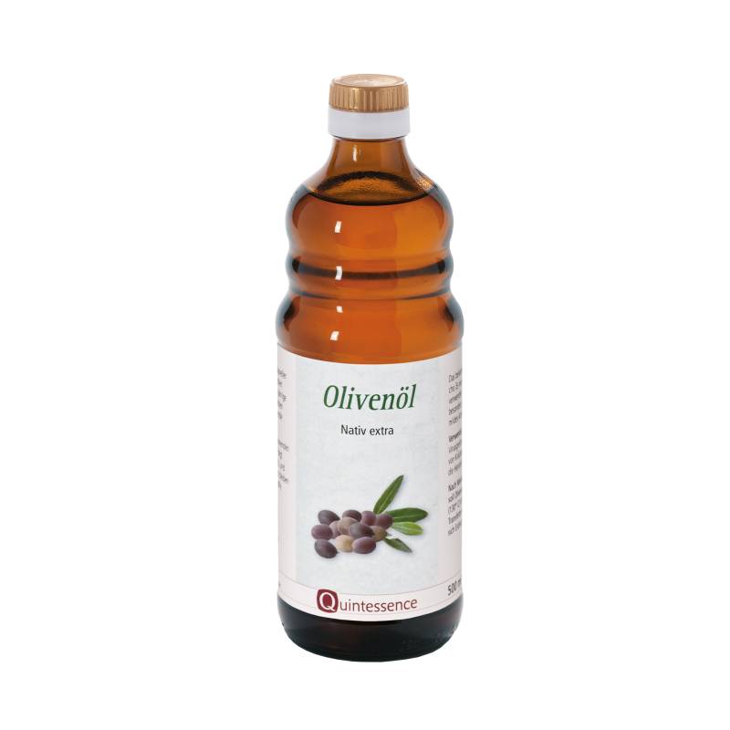Olivenöl griechisch 500 ml - Feines Aroma milder Geschmack - Traditionelle Kaltpressung - Vegan - Quintessence von Quintessence